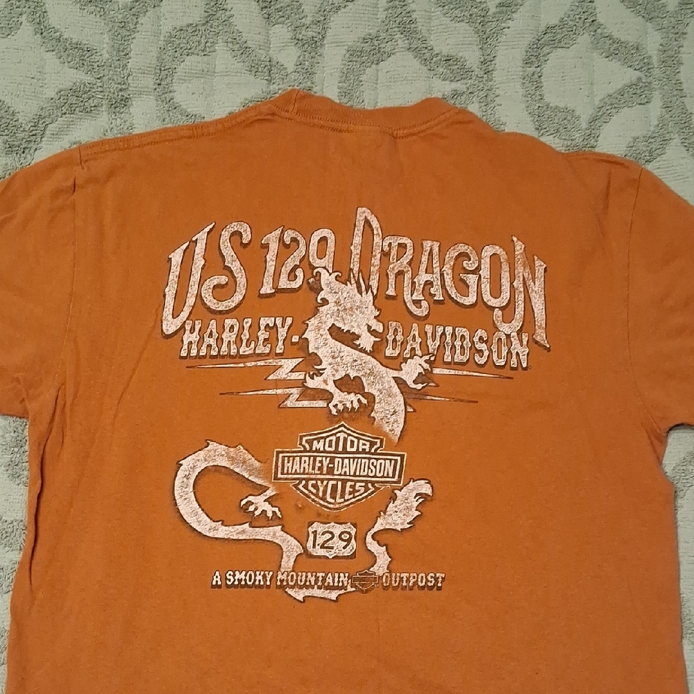 Harley-Davidson Orange Dragon Tee